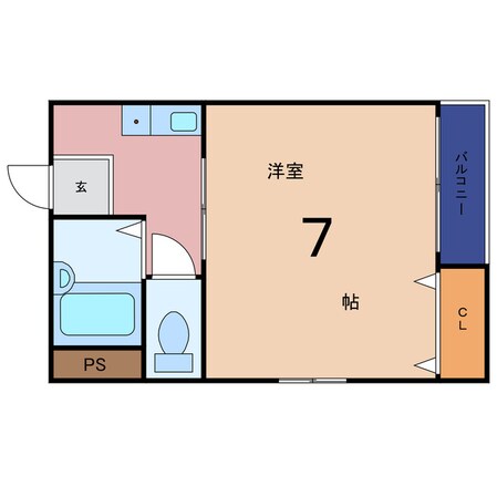 アメニティ関目の物件間取画像